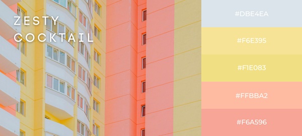 Bảng màu tươi mát, vui vẻ và quyến rũ
